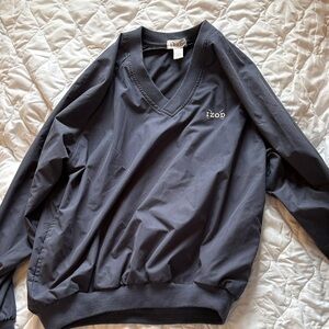 IZOD Men's V-Neck Black Sweater